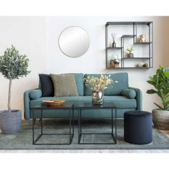 House Nordic Vita er Beistelltisch - 45x45 cm Stahl und Melamin