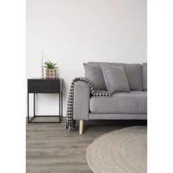 House Nordic Vita er Beistelltisch mit Schublade | Stahl, MDF 40x40x55cm