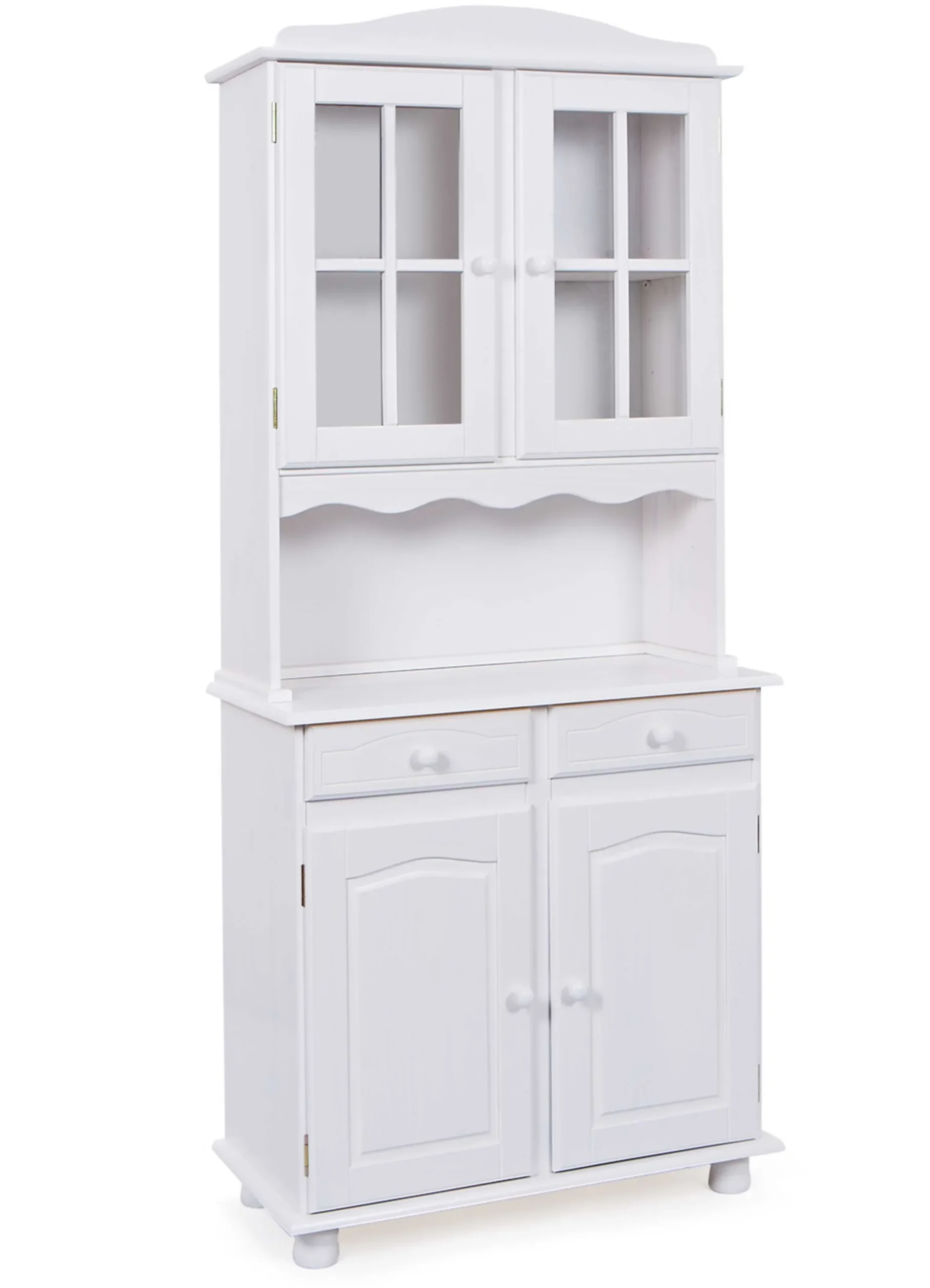 Vitrinenschrank Abaco - weiß