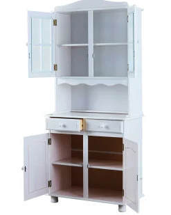 Vitrinenschrank Abaco - weiß