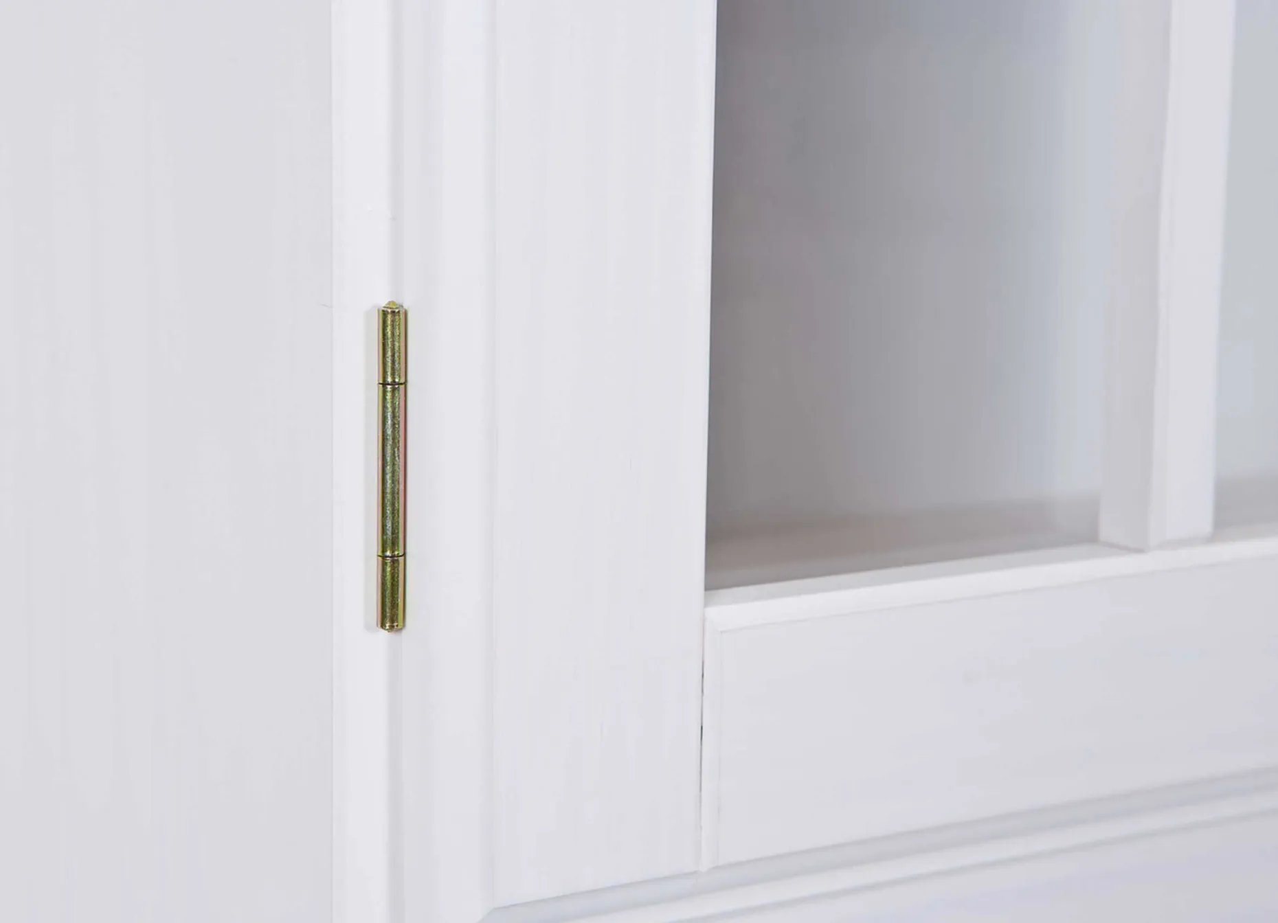 Vitrinenschrank Abaco - weiß