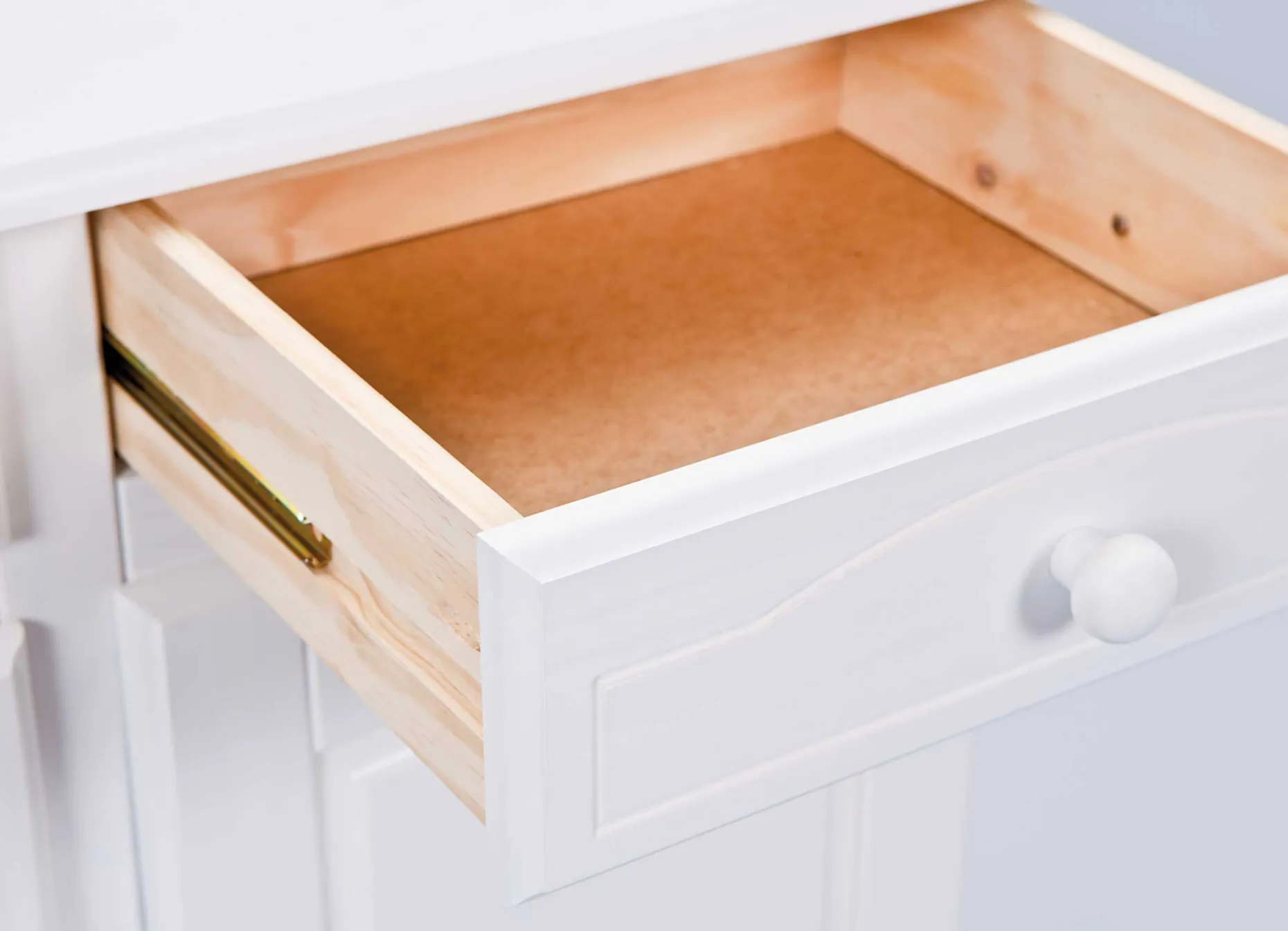 Vitrinenschrank Abaco - weiß