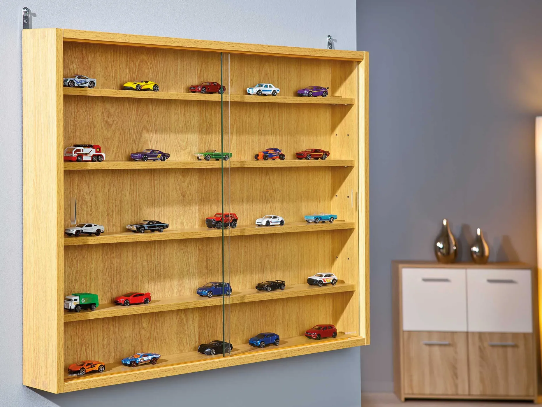 Vitrinenschrank Collecty - Buche