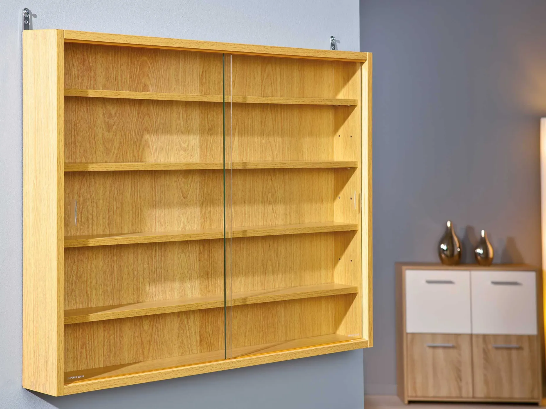 Vitrinenschrank Collecty - Buche