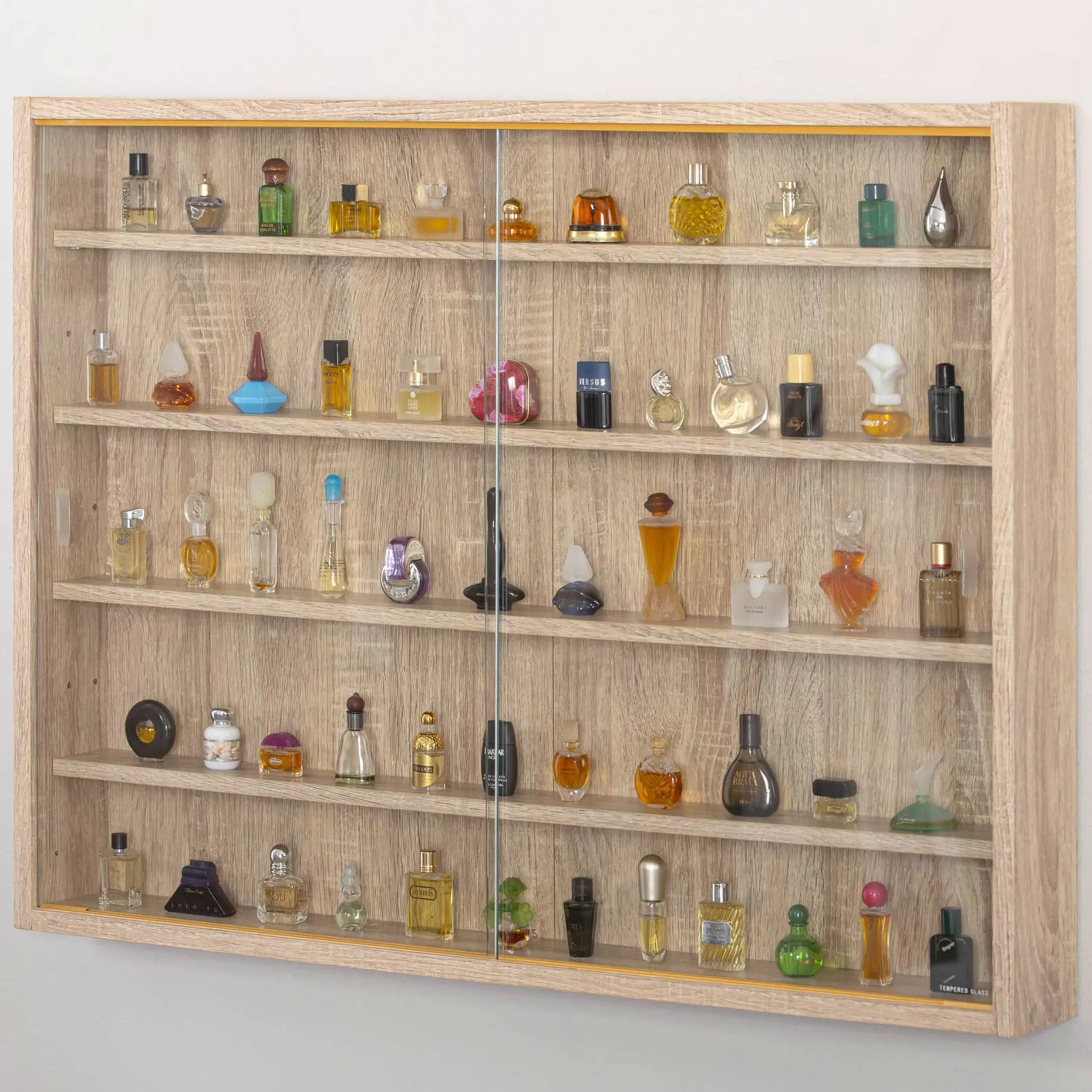 Vitrinenschrank Collecty - Eiche