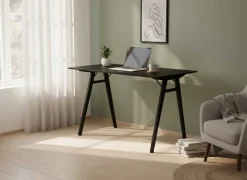 House Nordic Vojens er Schreibtisch - 120x60x75 cm | MDF, Rubberwood