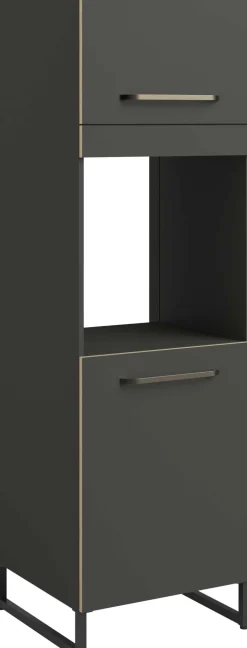 Wade Säulenschrank mit Platz für Backofen - anthrazit