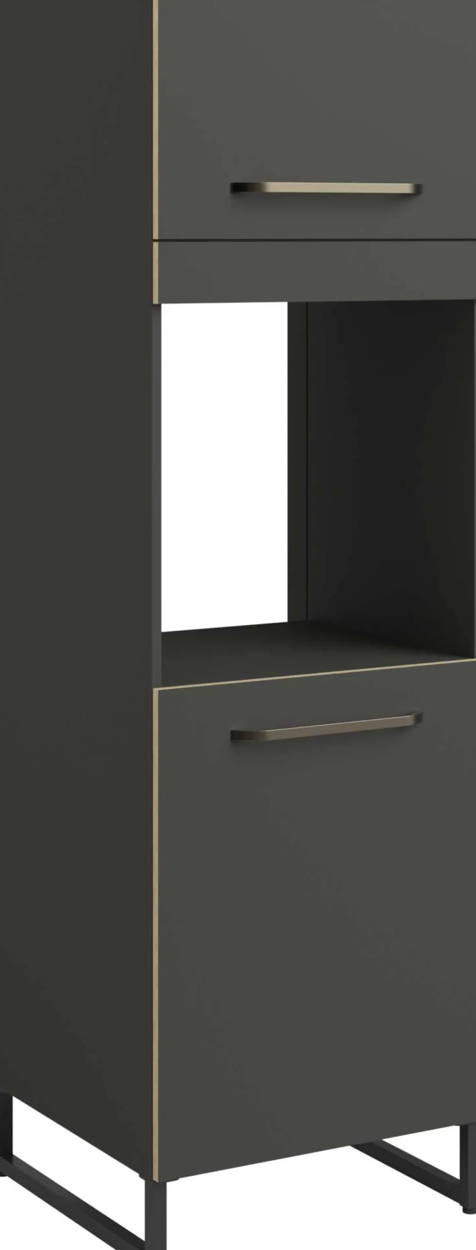 Wade Säulenschrank mit Platz für Backofen - anthrazit