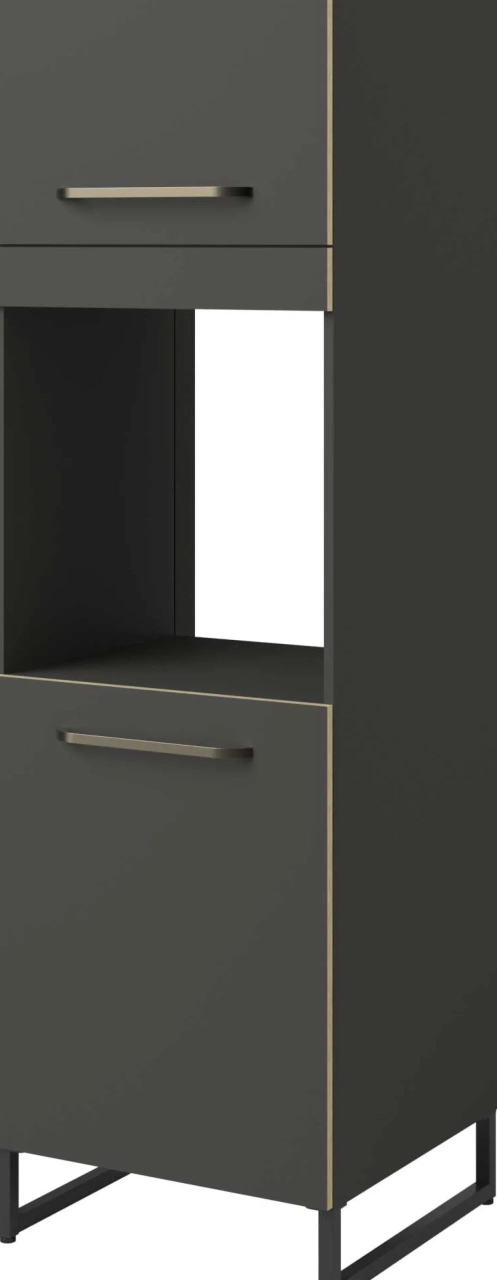 Wade Säulenschrank mit Platz für Backofen - anthrazit