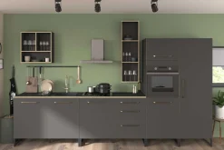 Wade Säulenschrank mit Platz für Backofen - anthrazit