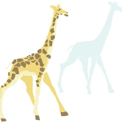RoomMates Wandaufkleber Giraffe