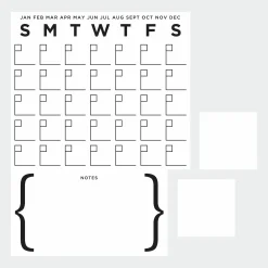 RoomMates Wandaufkleber Trockenlöschkalender