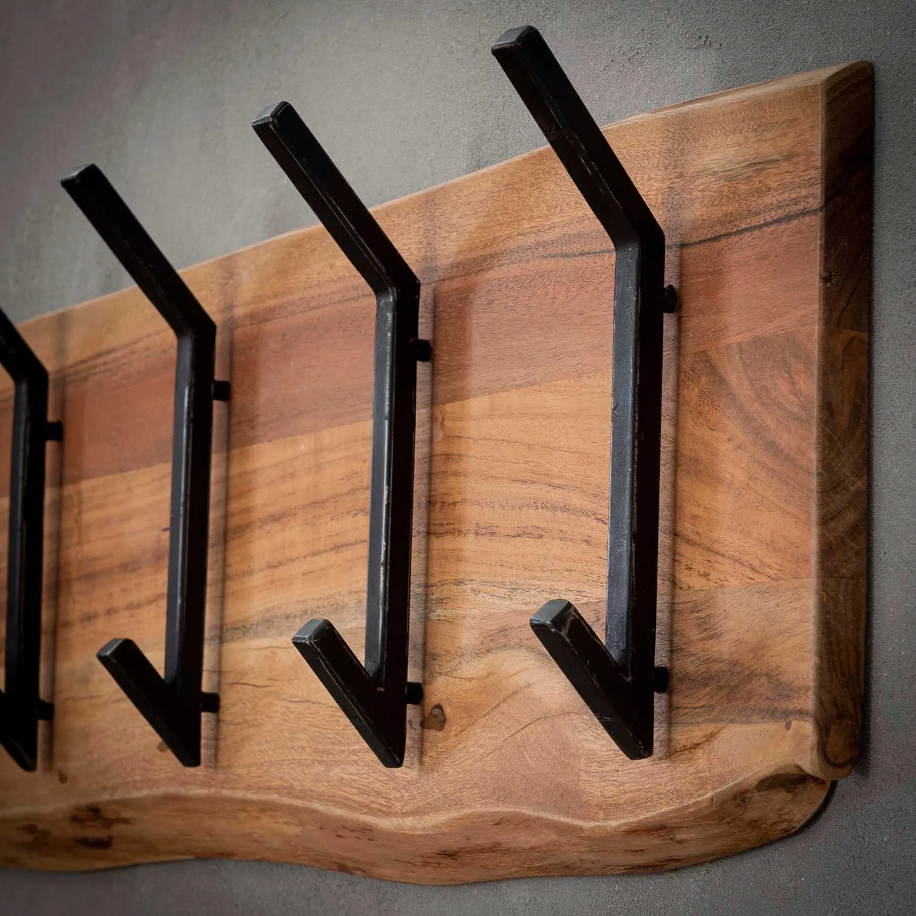 Wandgarderobe Edge 6 Haken