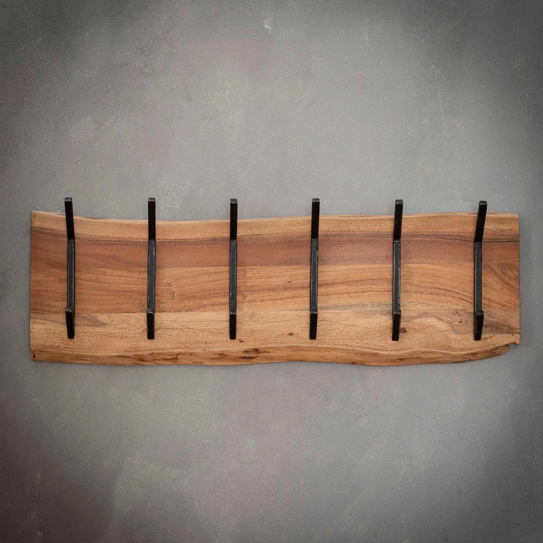 Wandgarderobe Edge 6 Haken