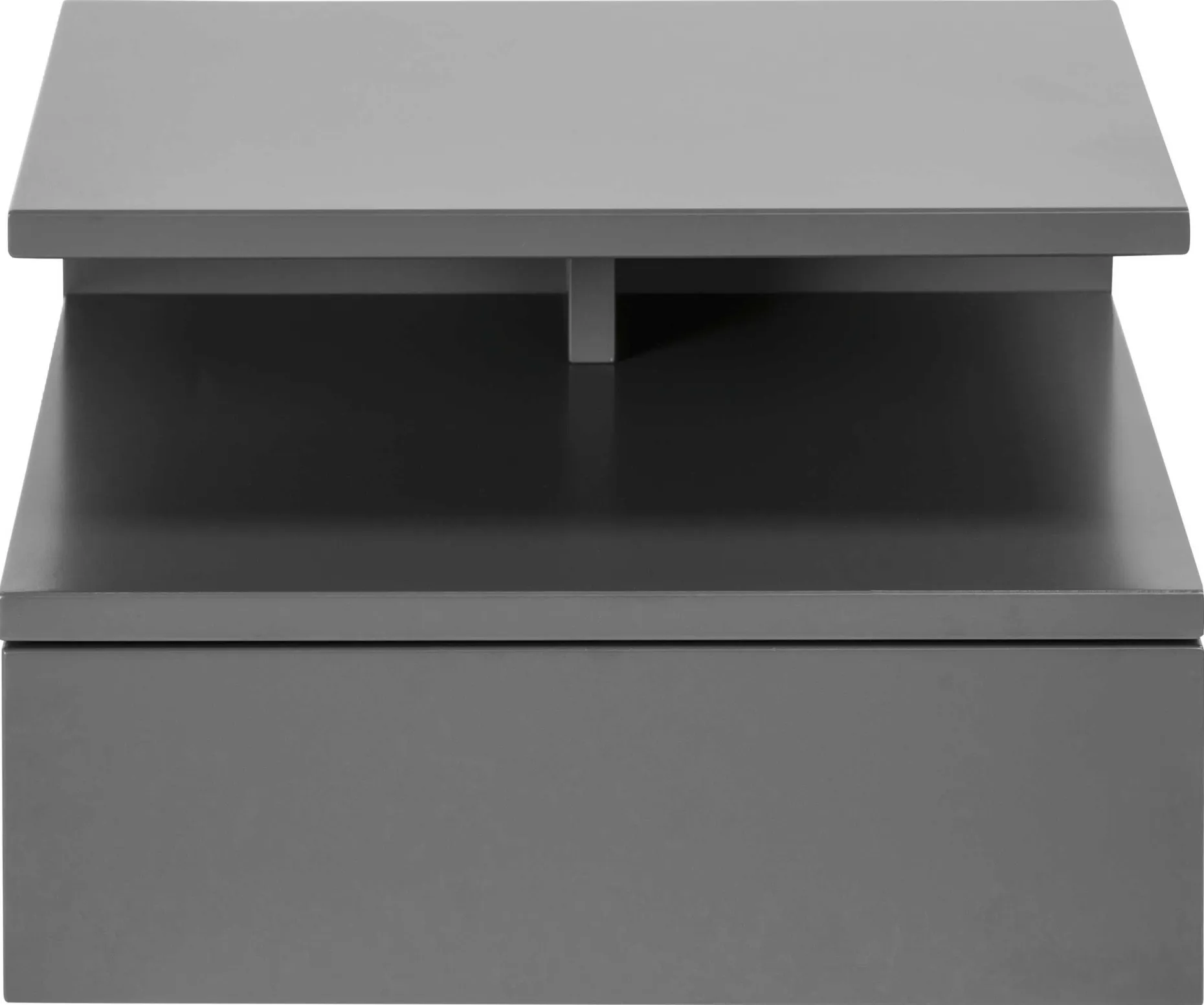 Wandnachttisch Ashton - 35x32x22cm - 1 Schublade - grau