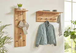 Wandpaneel mit Ablage und 4 Knöpfen | 80 x 20 x 30 cm | Design Royal Oak