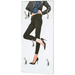 Wandpaneel mit 4 Haken | 40 x 8 x 90 cm | Modedesign