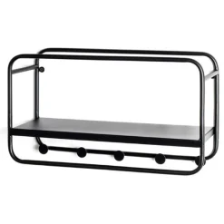 Haku Wandpaneel mit 5 Haken | 45 x 15 x 25 cm |