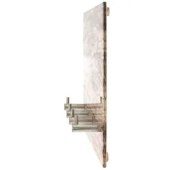 Wandpaneel mit 8 Haken | 30 x 5 x 21 cm | Wild Oak Design
