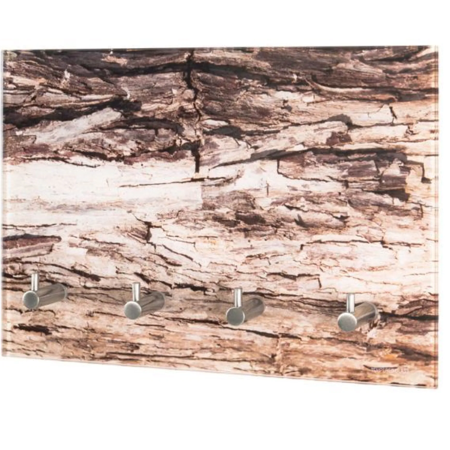 Wandpaneel mit 8 Haken | 30 x 5 x 21 cm | Wild Oak Design
