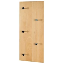Wandpaneel mit 5 Knöpfen | 60 x 6 x 25 cm | Artisan Oak Design