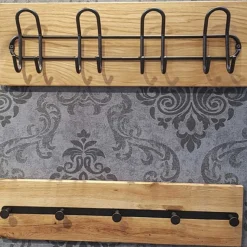 Wandpaneel-Set mit 8 Haken und 5 Knöpfen | Design Royal Oak