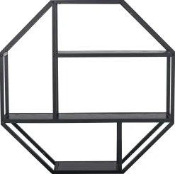 Wandregal Dover - schwarz