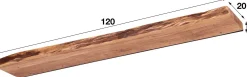 Wandregal Macy 120cm - Akazie