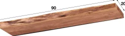 Wandregal Macy 90cm - Akazie