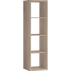 Wandregal Style | 41 x 38 x 147 cm | Braun