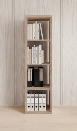 Wandregal Style | 41 x 38 x 147 cm | Braun