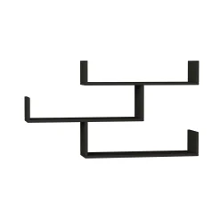 Emob Wandregal Tibet - 100% MELAMINE - - 120 x 67 x 22 cm