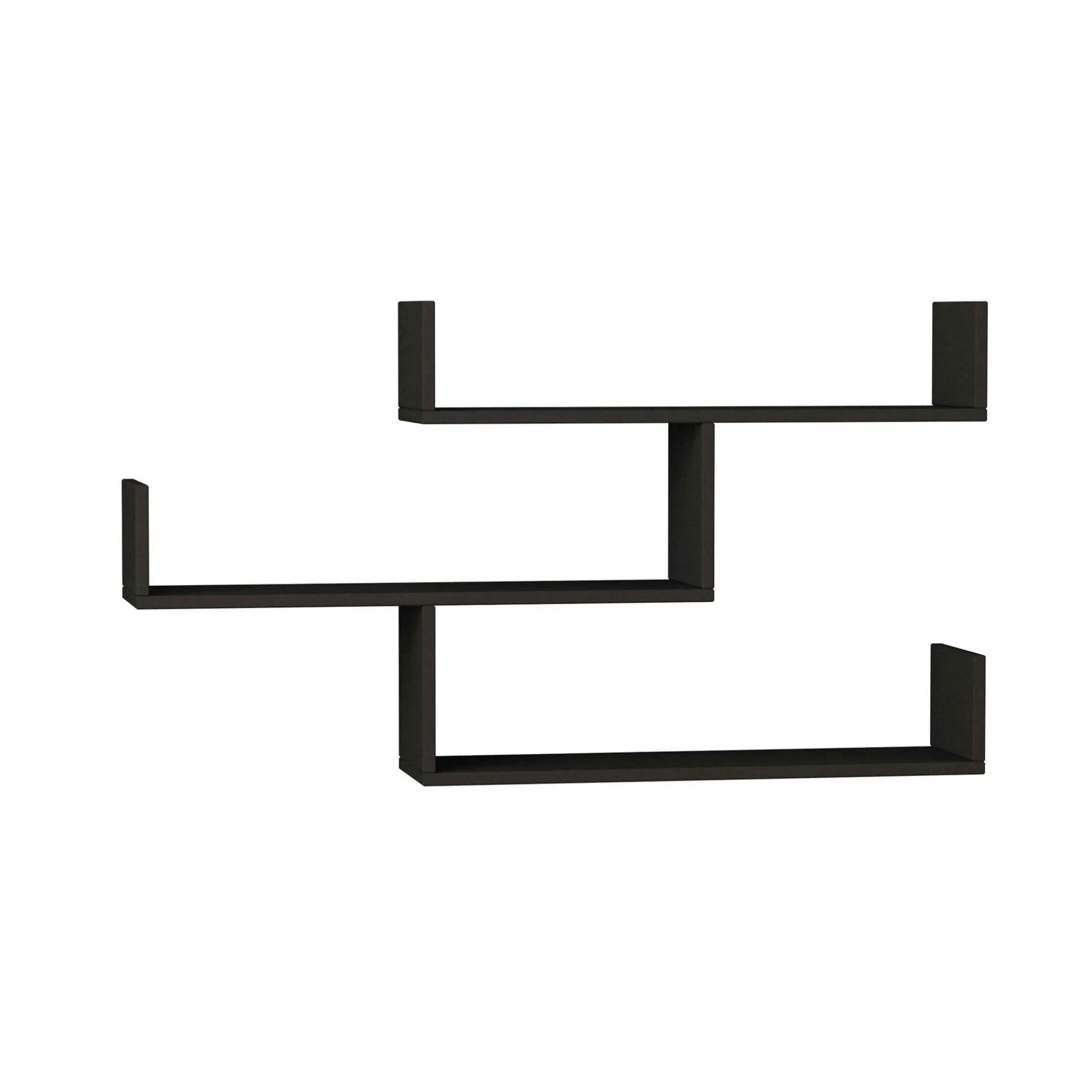 Emob Wandregal Tibet - 100% MELAMINE - - 120 x 67 x 22 cm