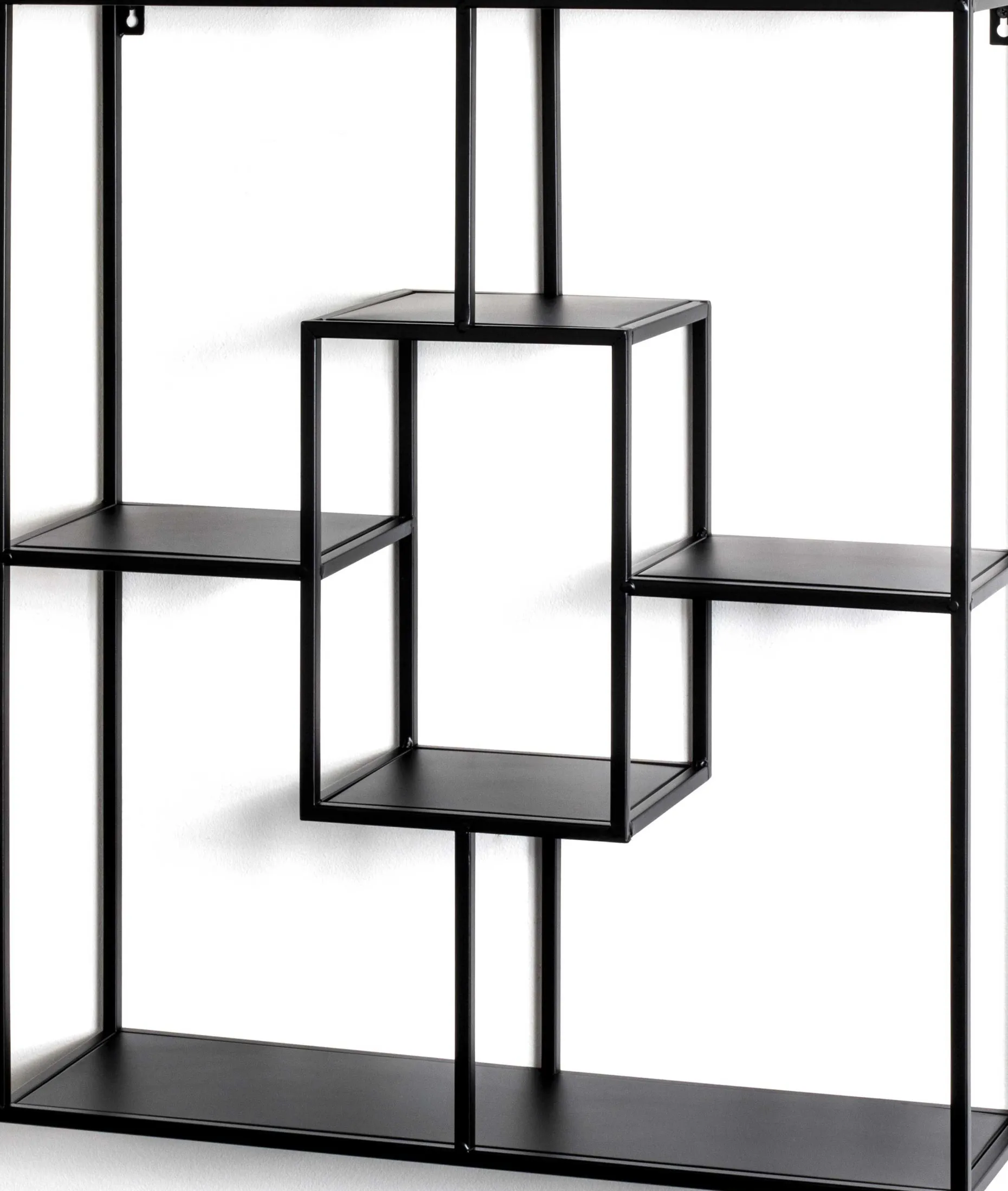 Wandregal | 60 x 18 x 70 cm | Schwarz