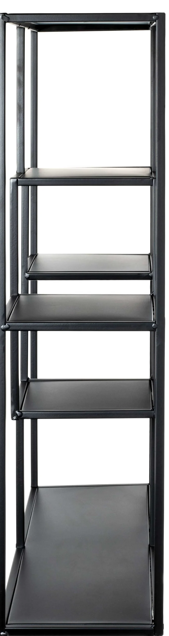 Wandregal | 60 x 18 x 70 cm | Schwarz