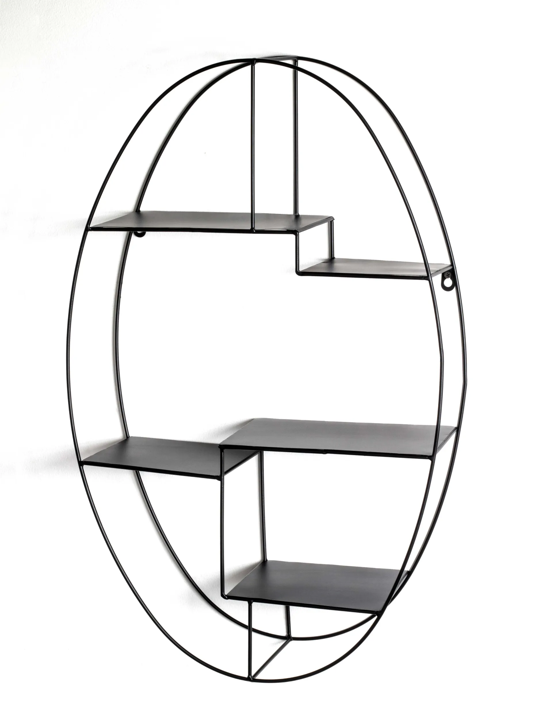 Wandregal | 44 x 16 x 71 cm | Schwarz