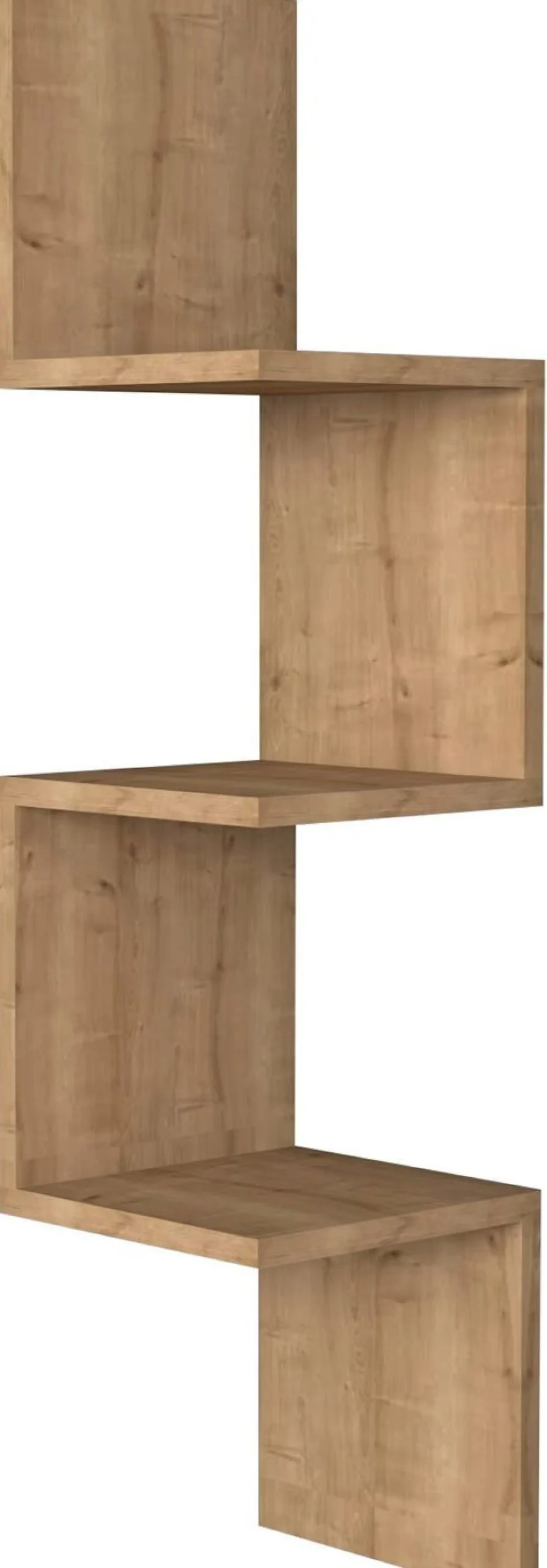 Wandregal Zikzak - 100% MELAMINE - Saphir - 105,4 x 25 x 25 cm