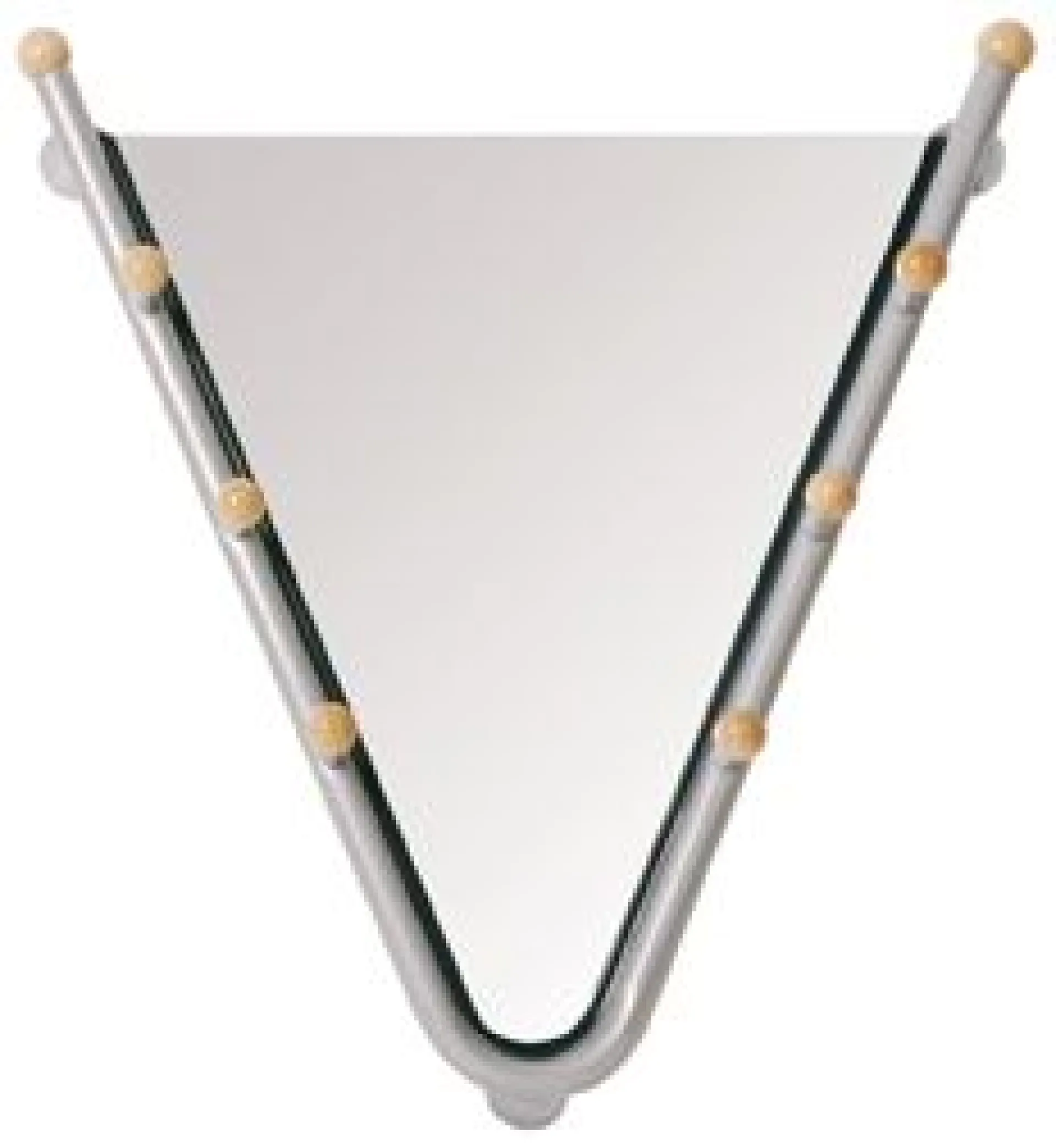 Haku Wandspiegel mit Haken | Belastbarkeit von 5 kg pro Haken
