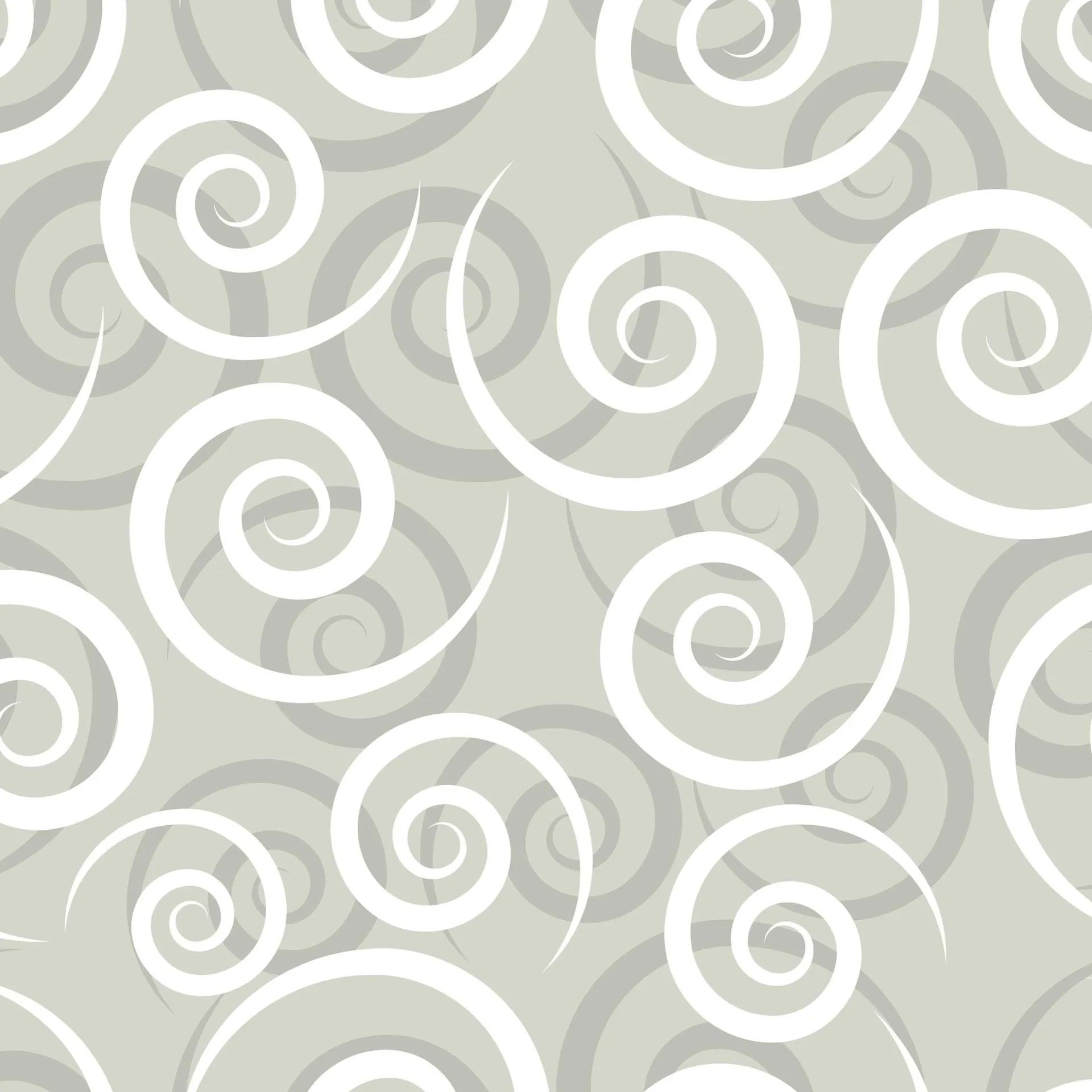 Crearreda Wandsticker 3D Grey Swirl - Schaumsticker
