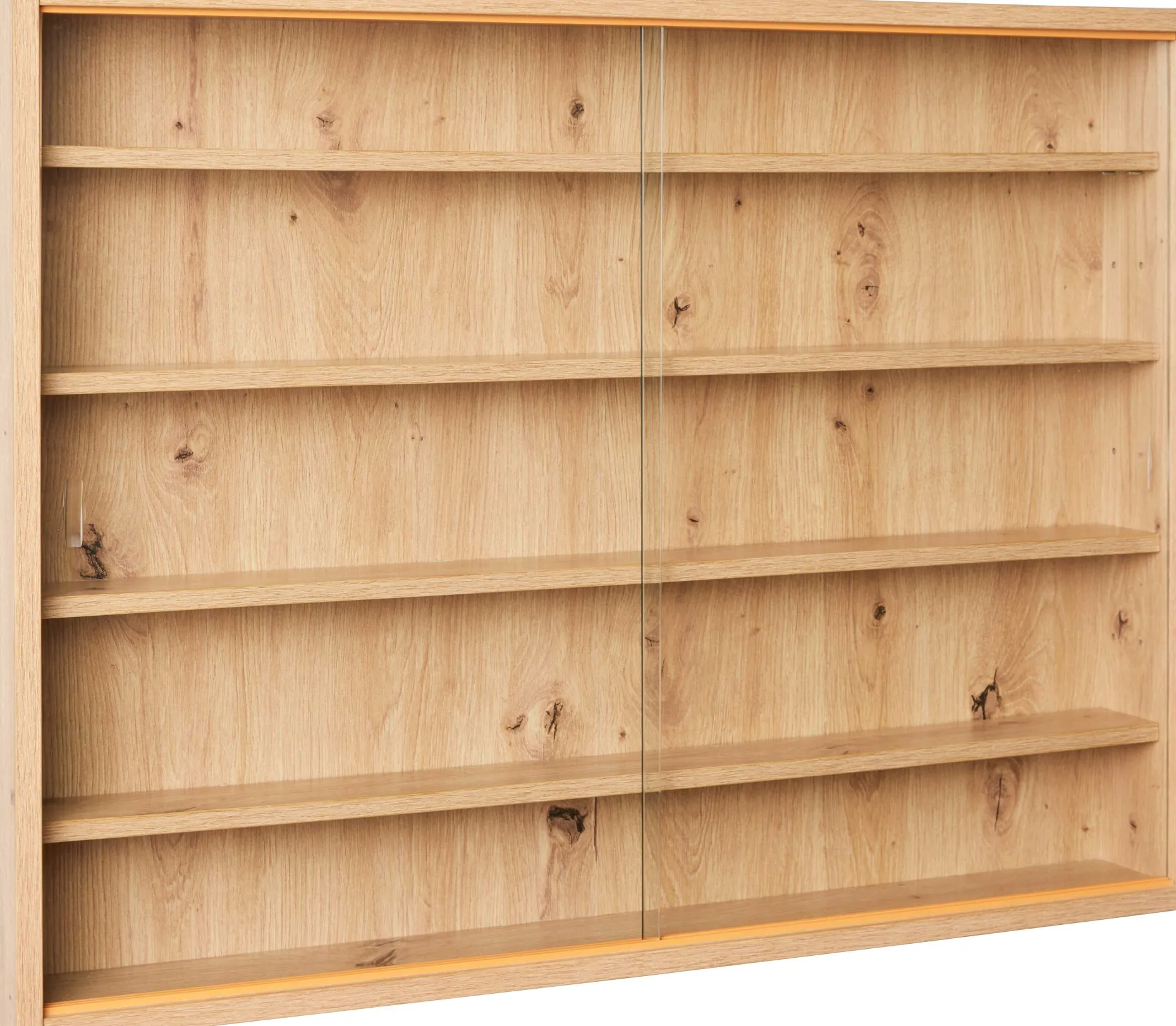 Wandvitrine Collecty | 80 x 9,5 x 60 cm | Sandfarbe