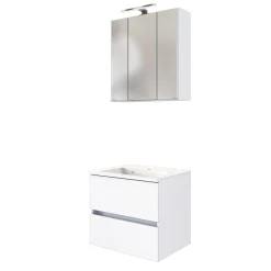 Waschbeckenmöbel-Set Brama 60cm - weiß