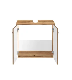 Waschbeckenschrank Bobbi 60cm 2 Türen - Eiche