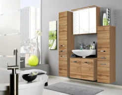 Waschbeckenschrank Bobbi 60cm 2 Türen - Eiche