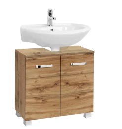 Waschbeckenschrank Bobbi 60cm 2 Türen - Eiche