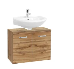 Waschbeckenschrank Bobbi 70cm 2 Türen - Eiche