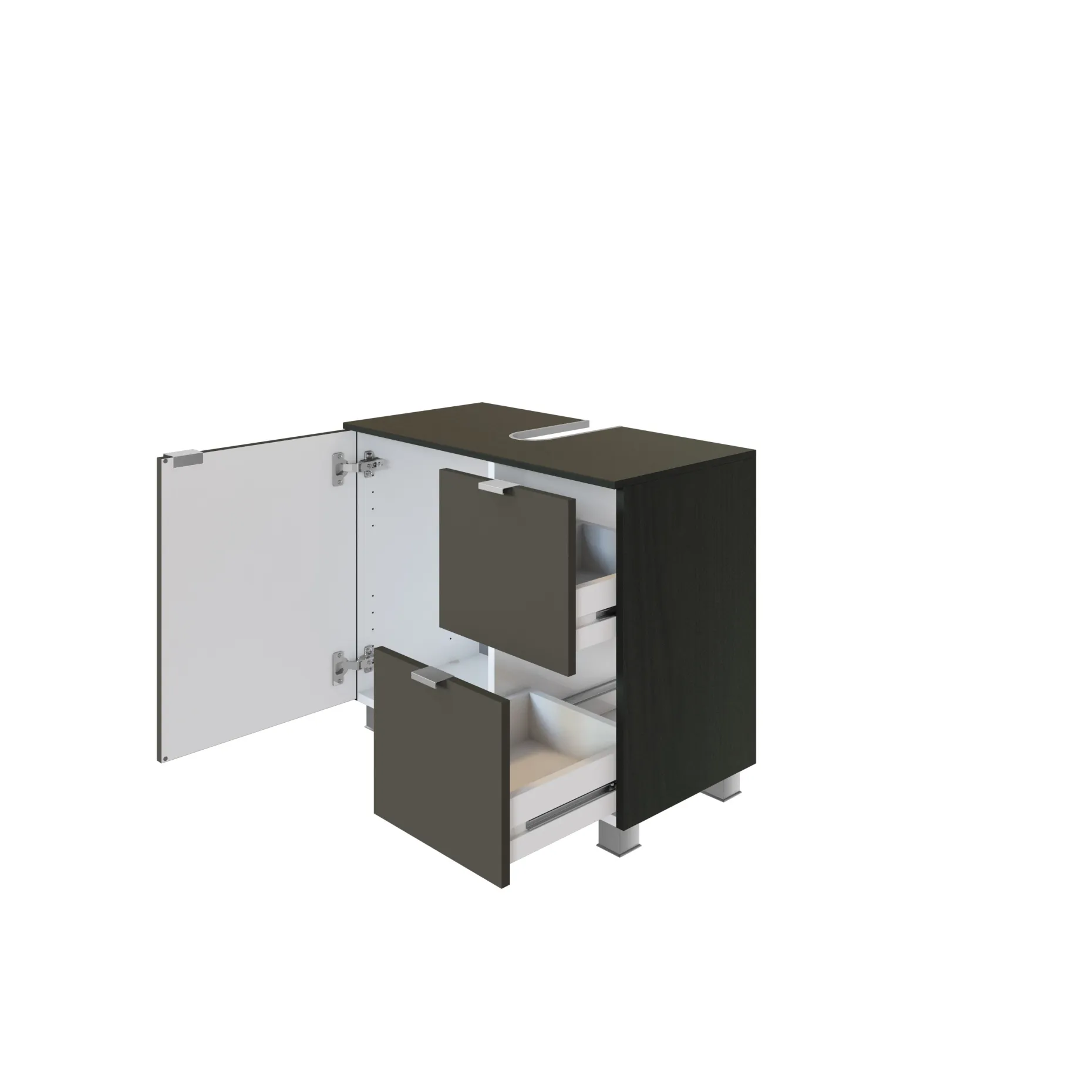Waschbeckenschrank Bodhi 70cm - graphit