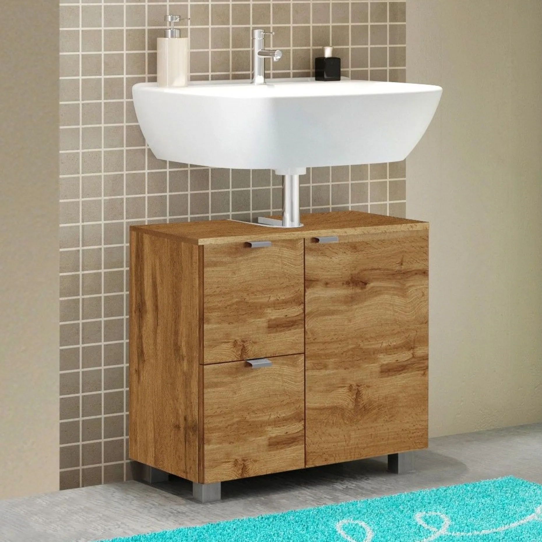 Waschbeckenschrank Bodhi 70cm - Eiche