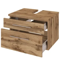 Waschbeckenschrank Dasa 60cm mit 2 Schubladen - Eiche wotan