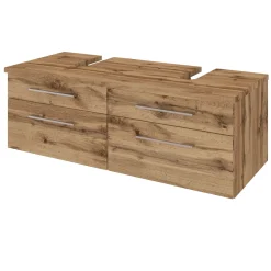 Waschbeckenschrank Dasa 120cm mit 4 Schubladen - wotan eiche