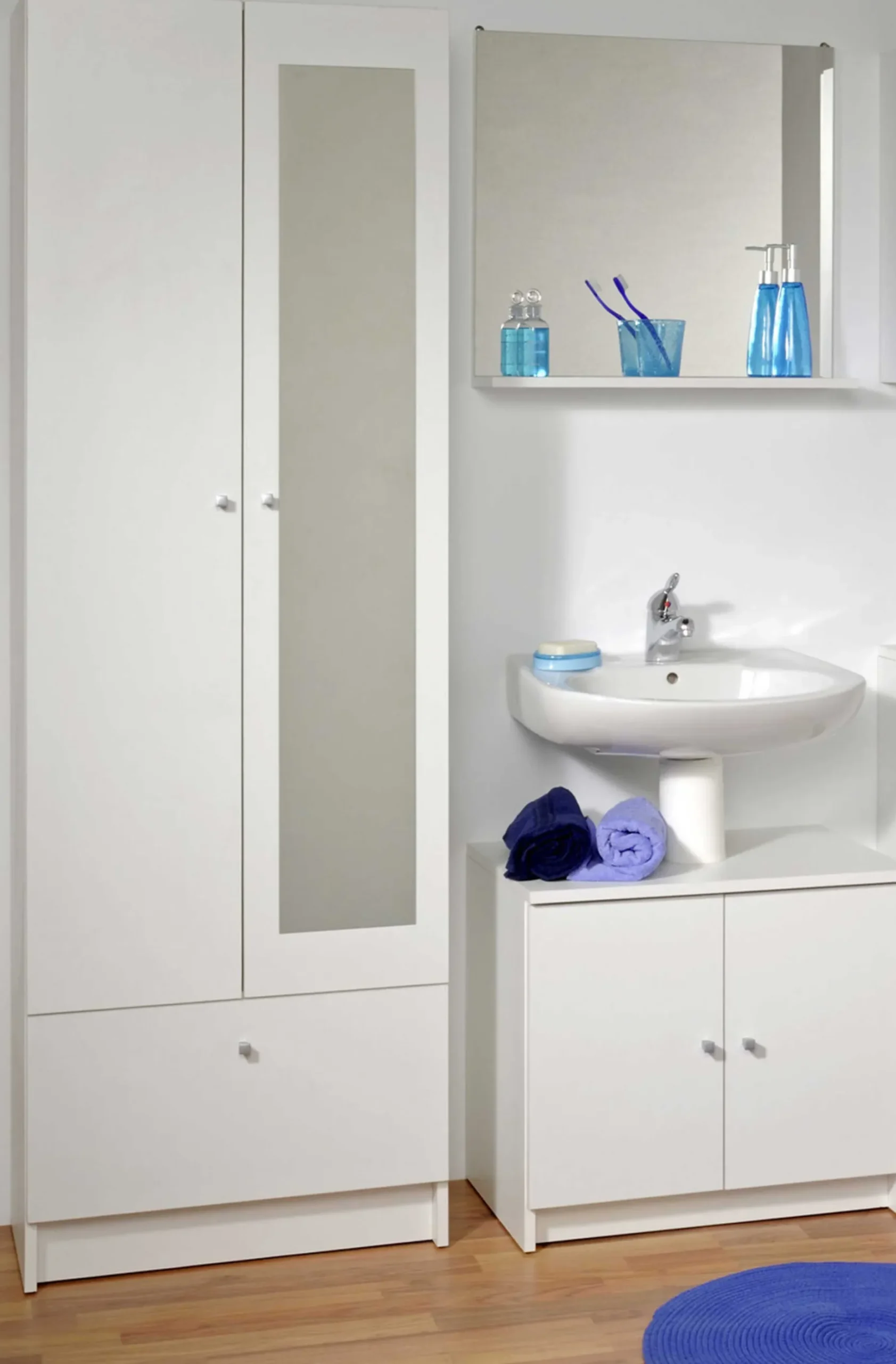 Waschbeckenschrank Fares 59cm - weiß